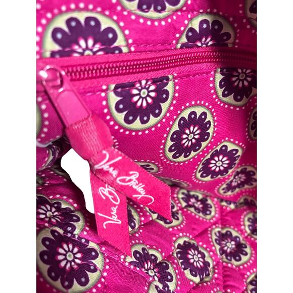 Vera Bradley, VERA TOTE, Very Berry Paisley Quilted Tote Shoulder Bag, NWT Pink - Picture 6 of 8